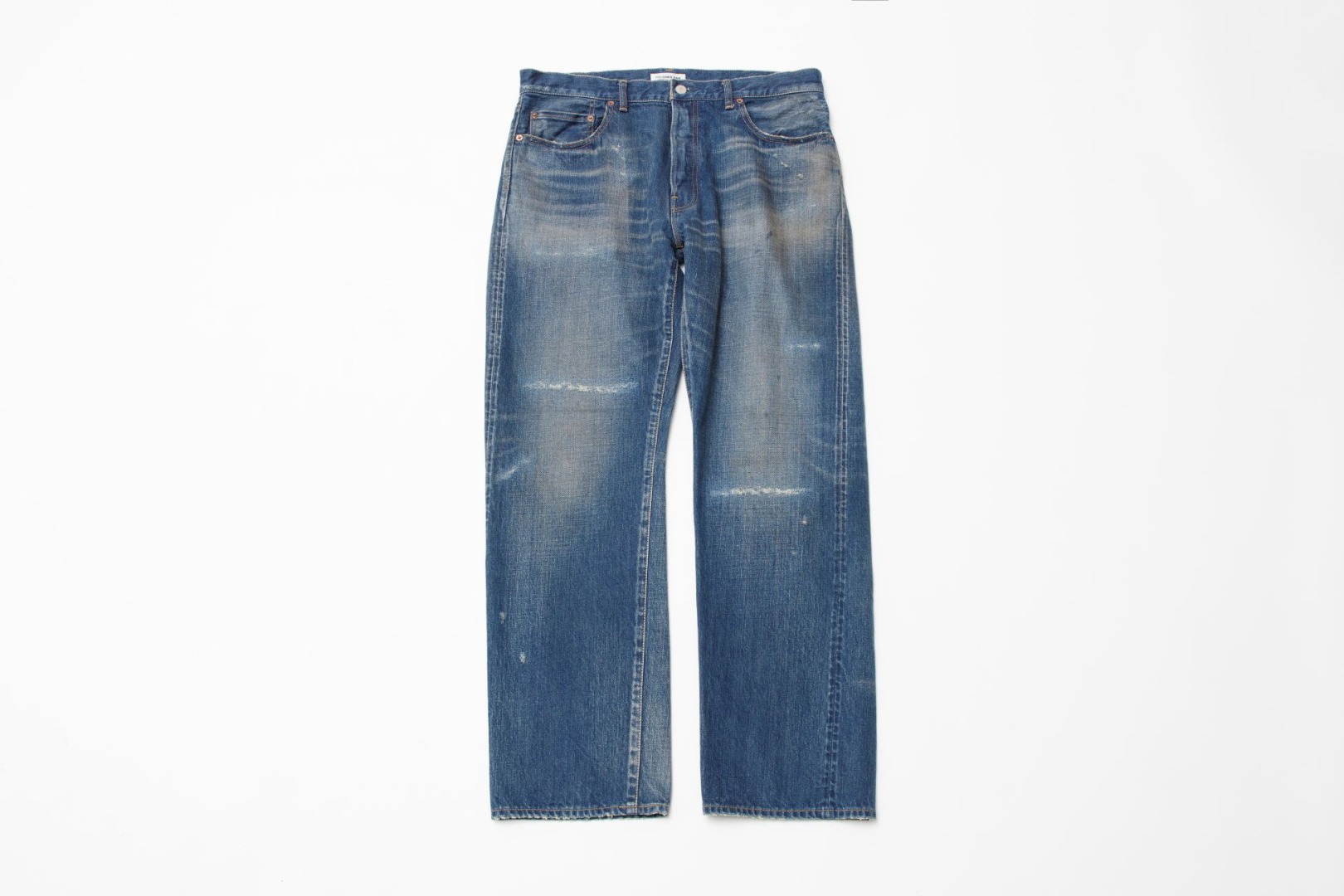 13oz Damage Straight Fit Denim Pants