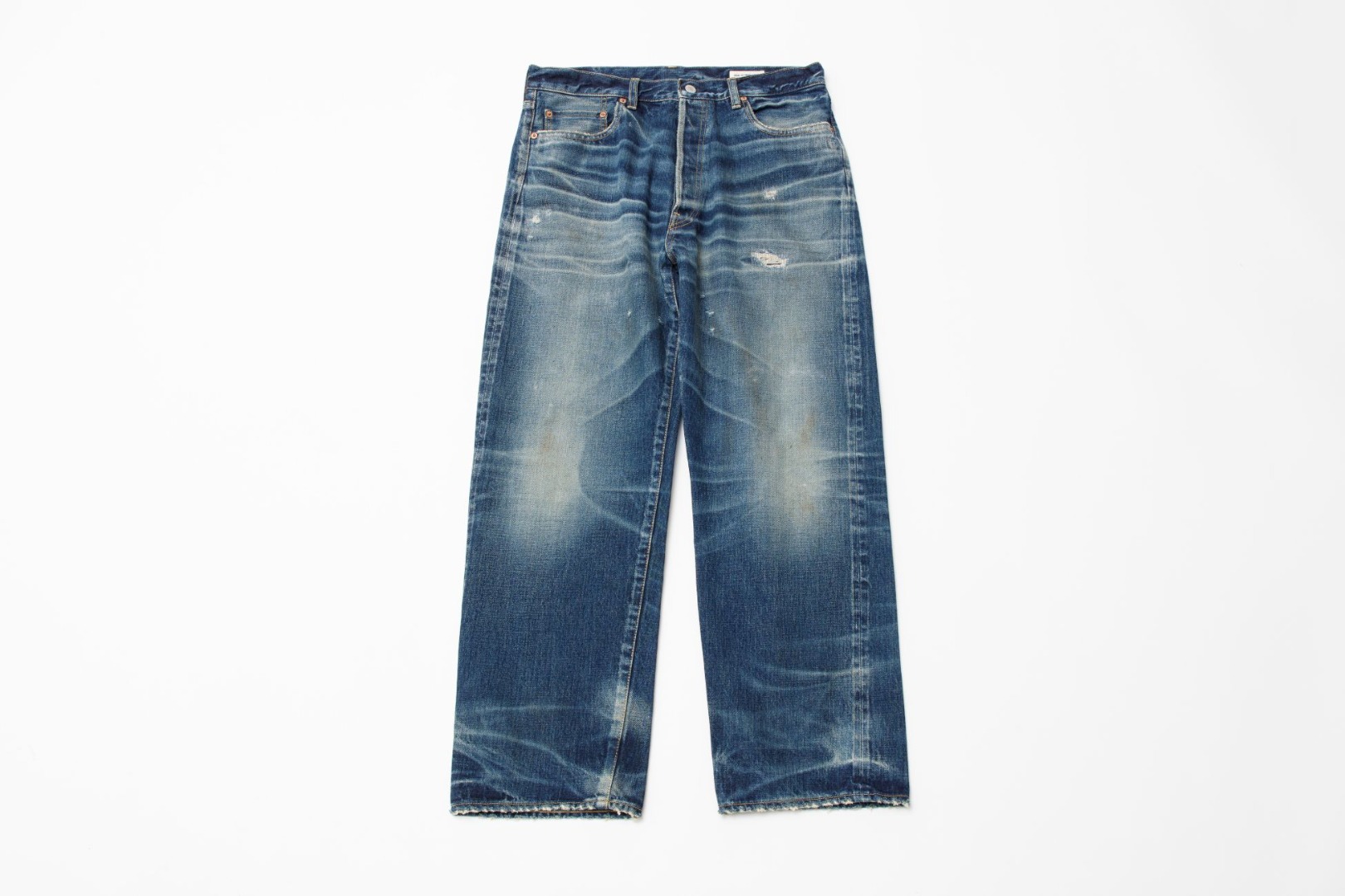 13oz Damage Wide Fit Denim Pants