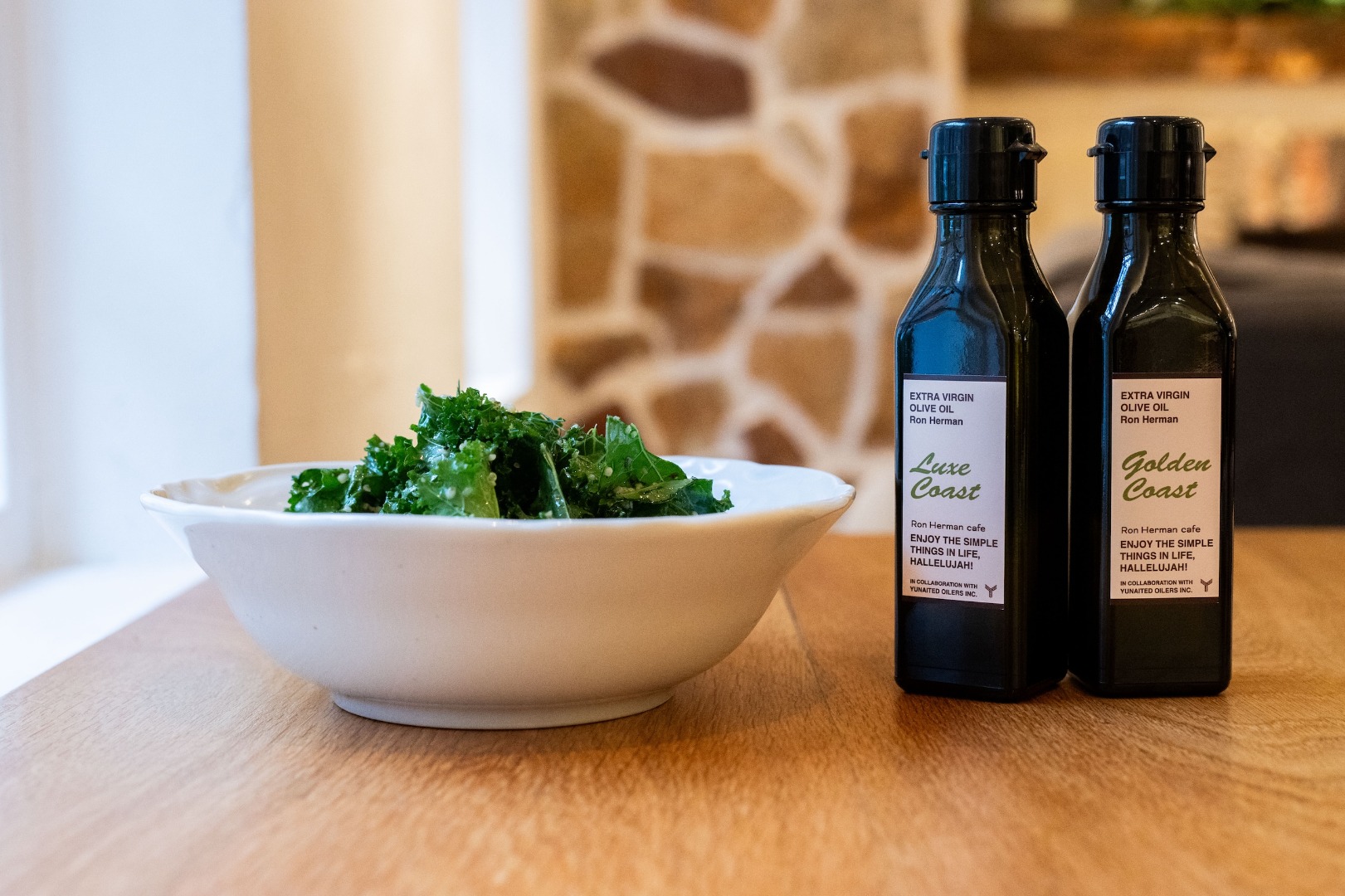 エメラルドケールサラダ ブレッド付