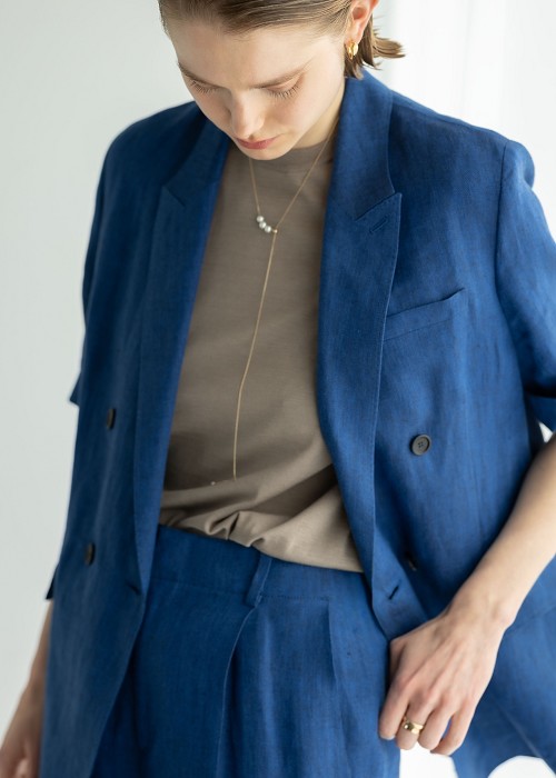 ピュアリネンヘリンボーン