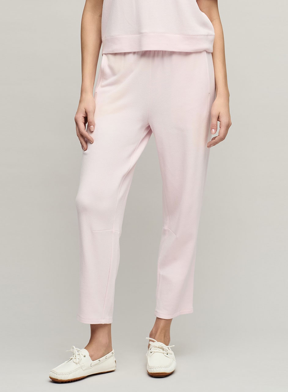 シーム アンクル パンツ ブラッシュドフリース