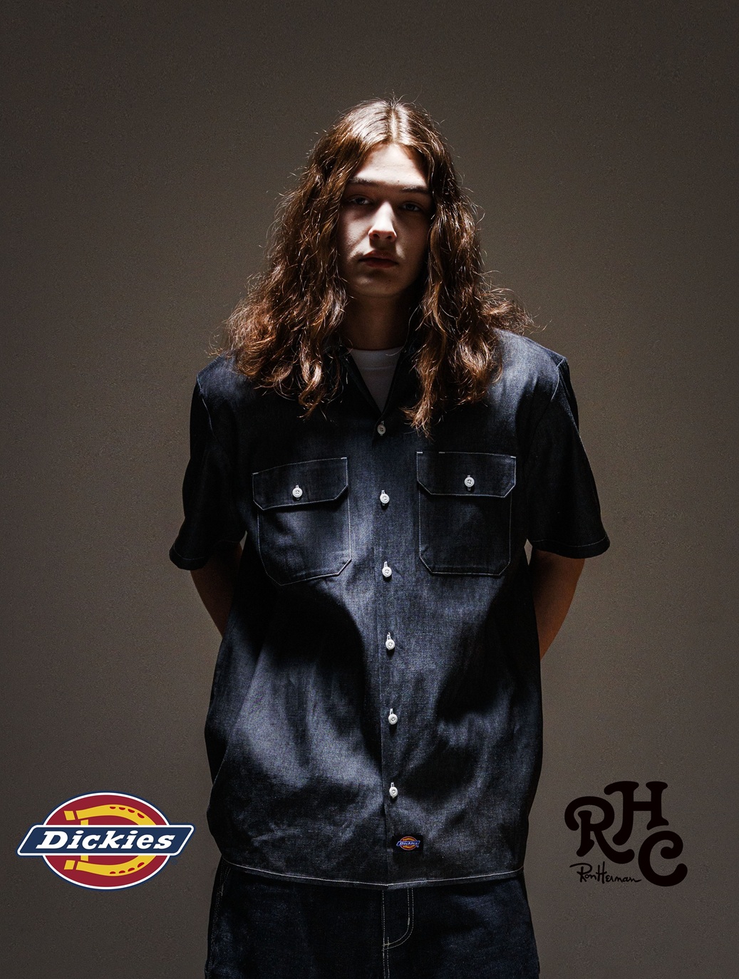 Dickies RHC 32インチ ブラック Dickies® for RHC Chambray Shirt 4.25 (Sat) New Arrival | 株式会社