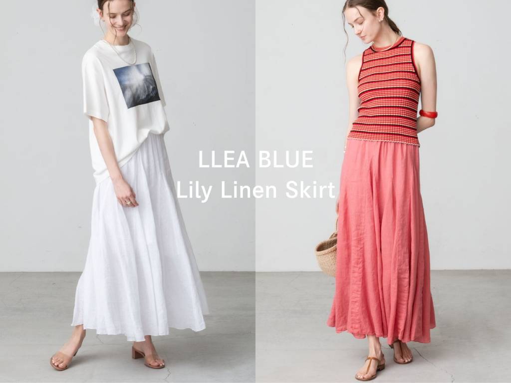 LLEA BLUE “Lily Linen Skirt” New Arrival | 株式会社リトルリーグ