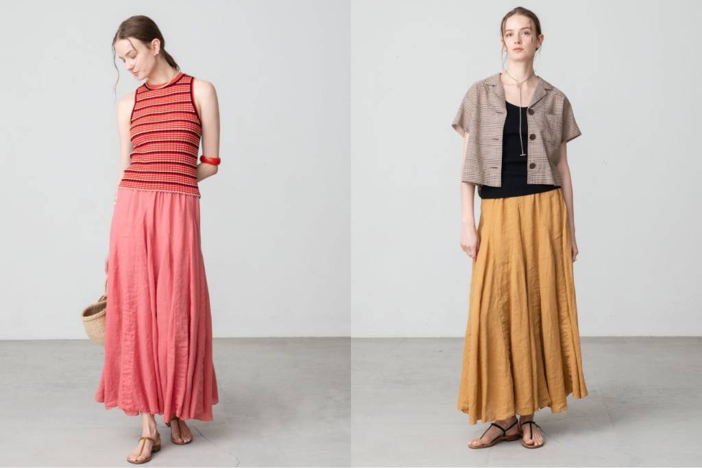 LLEA BLUE “Lily Linen Skirt” New Arrival | 株式会社リトルリーグ