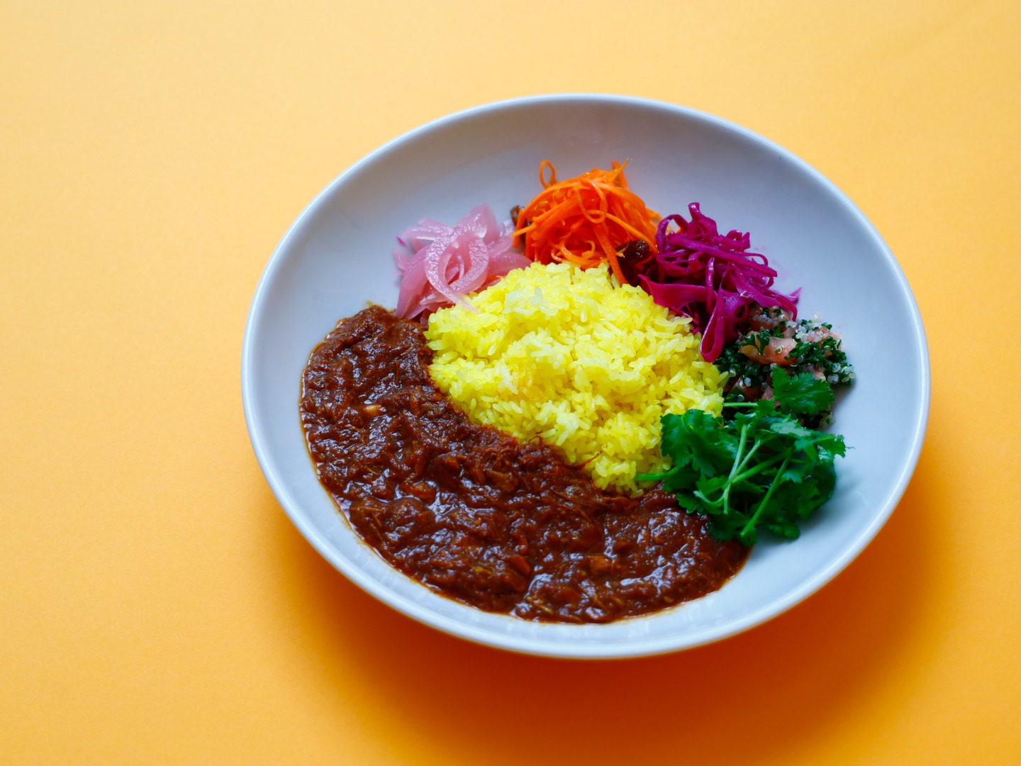 スパイスチキンカレープレート