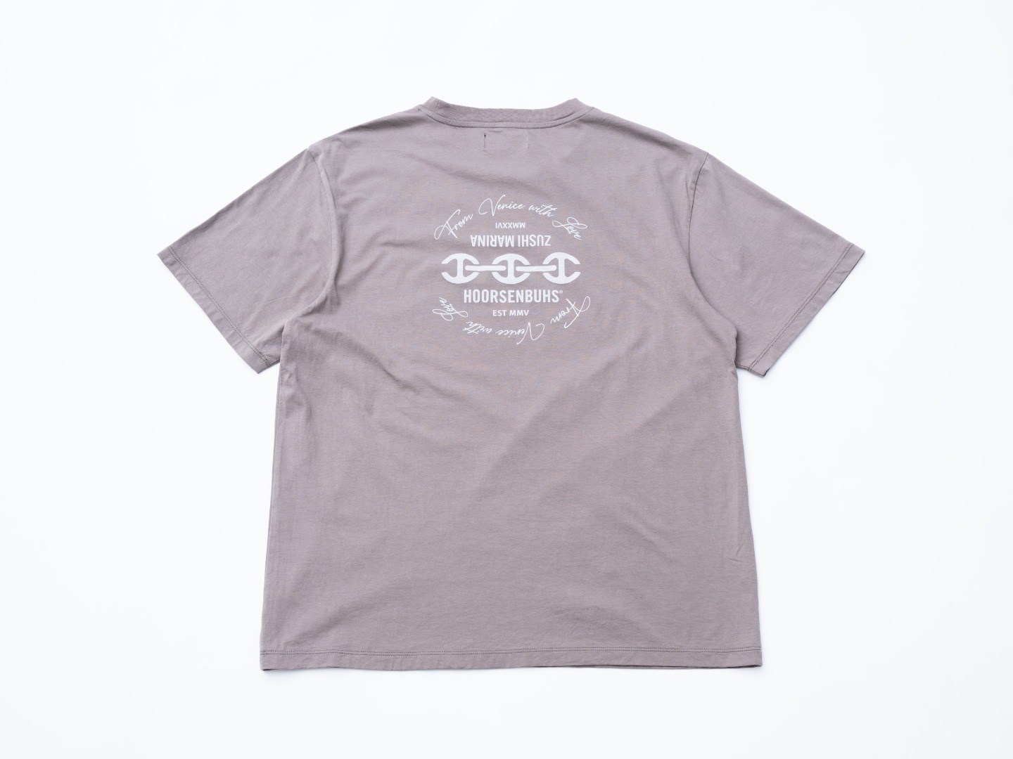 Zushi Graphic Tee Beige back