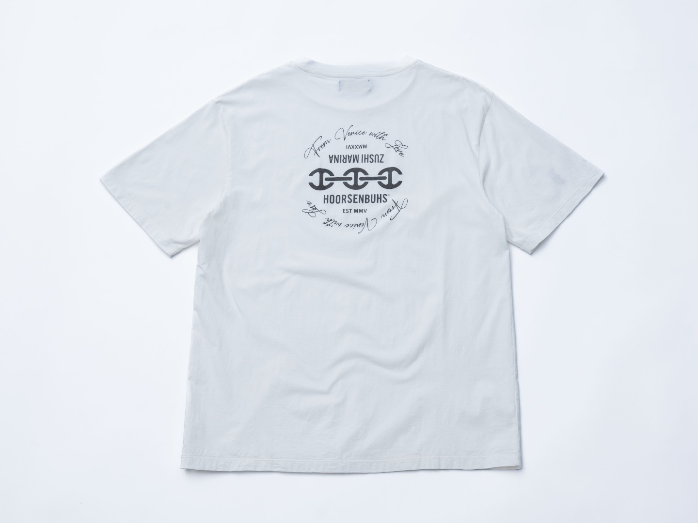 Zushi Graphic Tee White back
