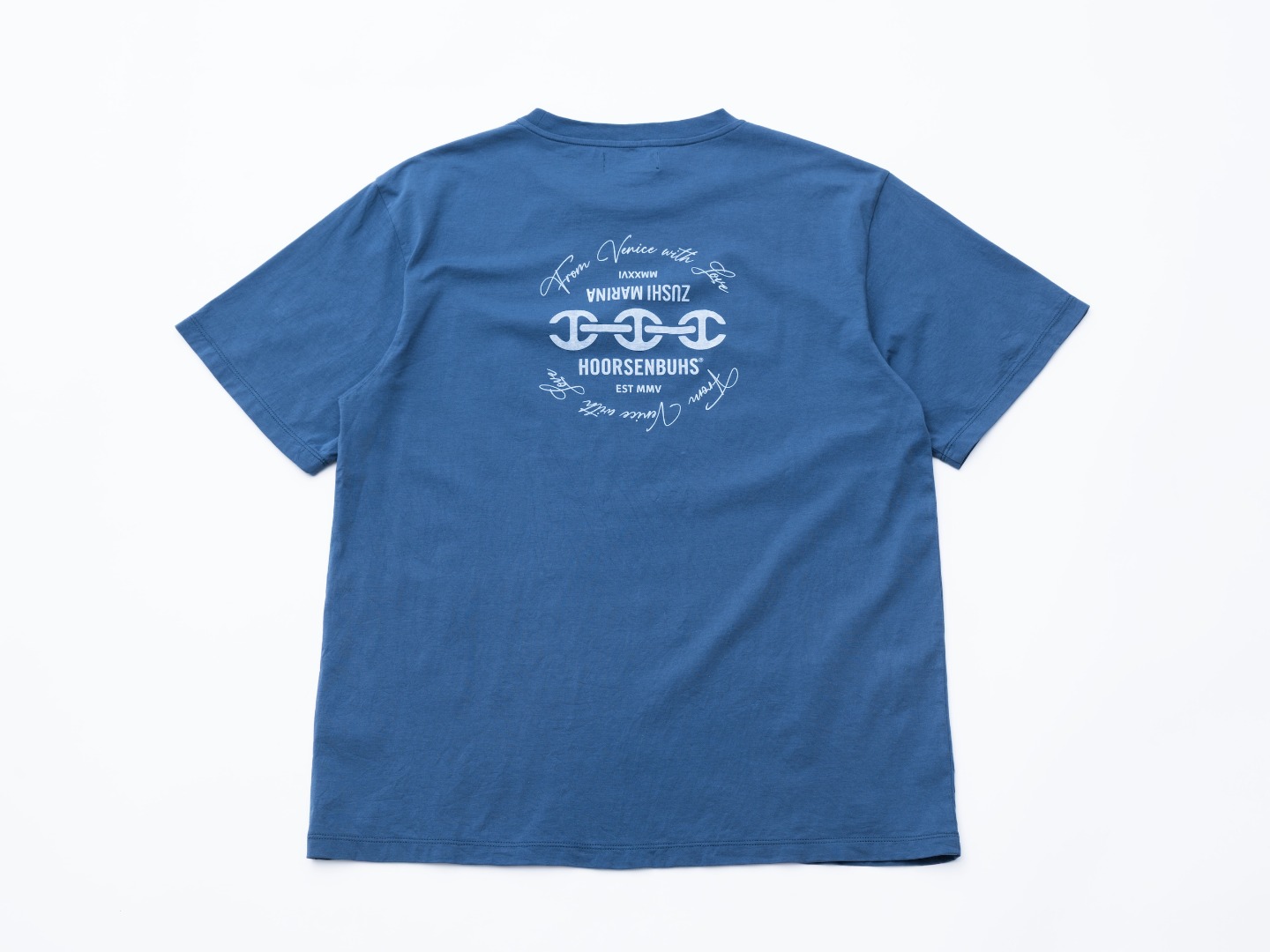 Zushi Graphic Tee D.blue back