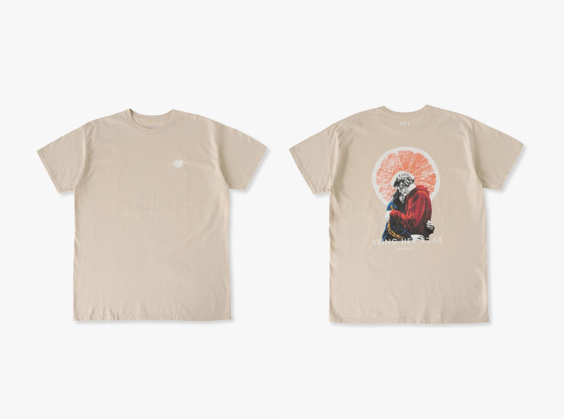 A24×UNDER R　T-Shirt beige