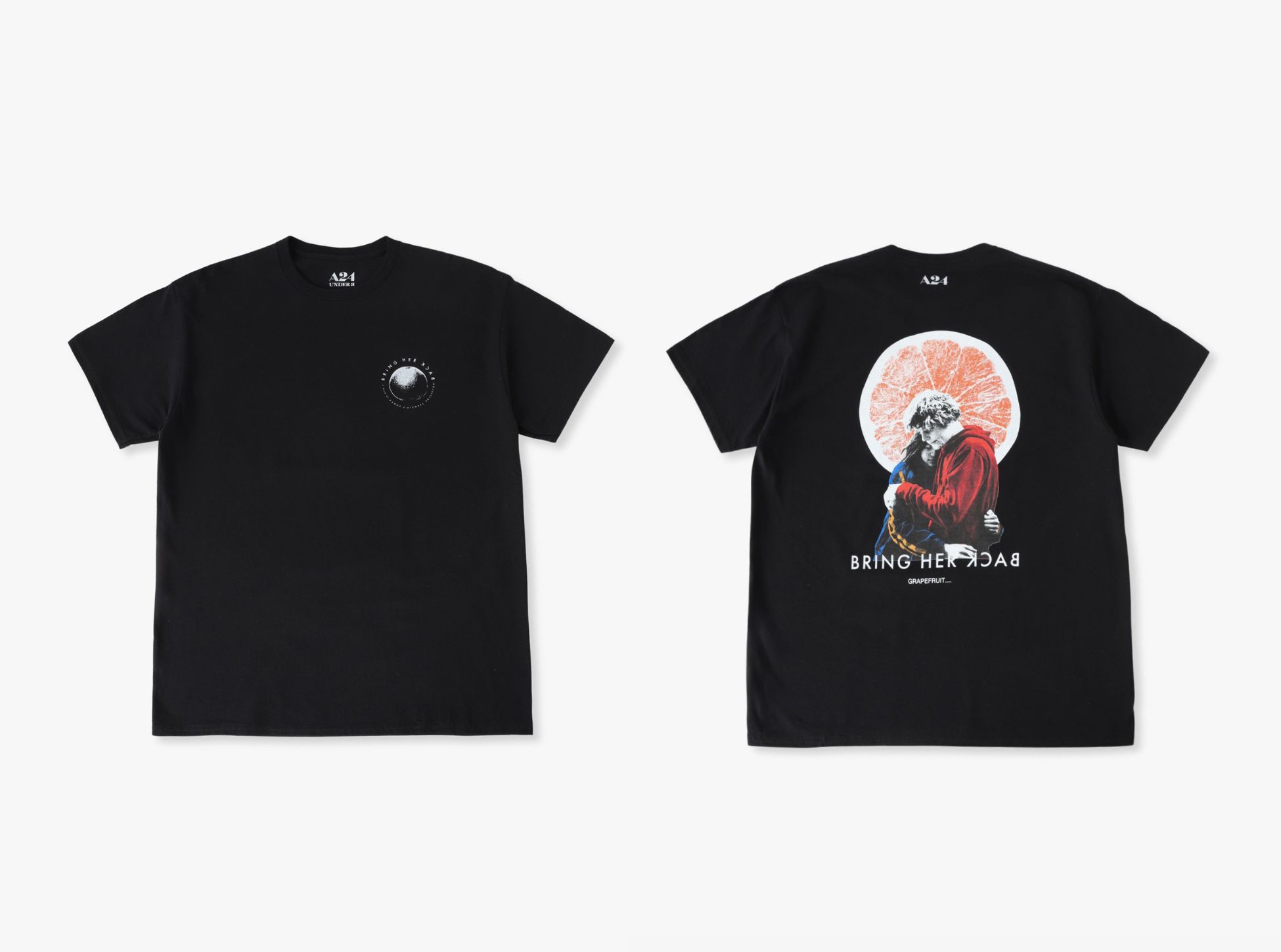 A24×UNDER R　T-Shirt black