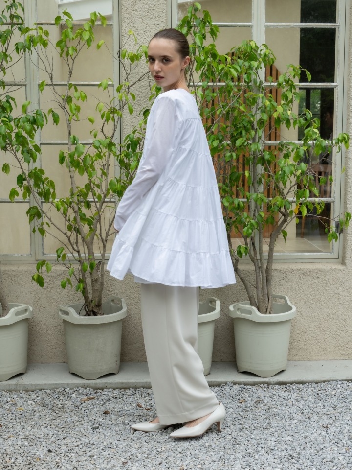 SOLIMAN FLORAL EMBROIDERY WHITE