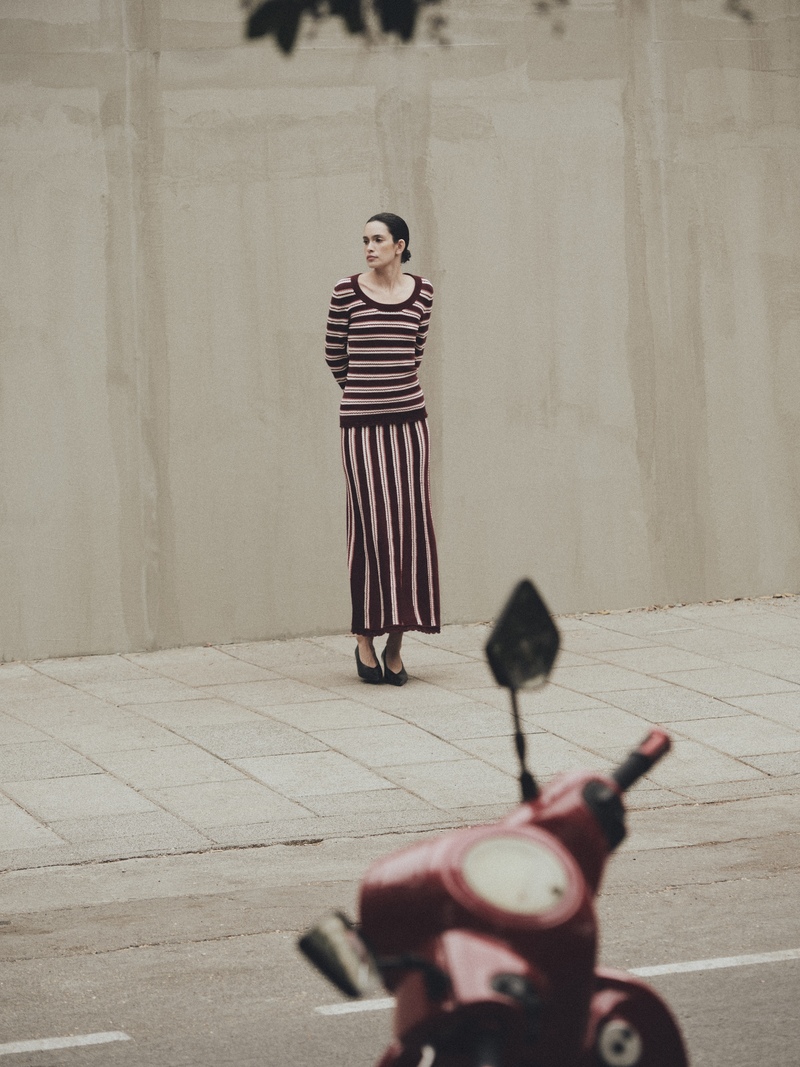 PRE FALL 2026 LOOKBOOK（IZEL KNIT、NAHUA KNIT SKIRT）
