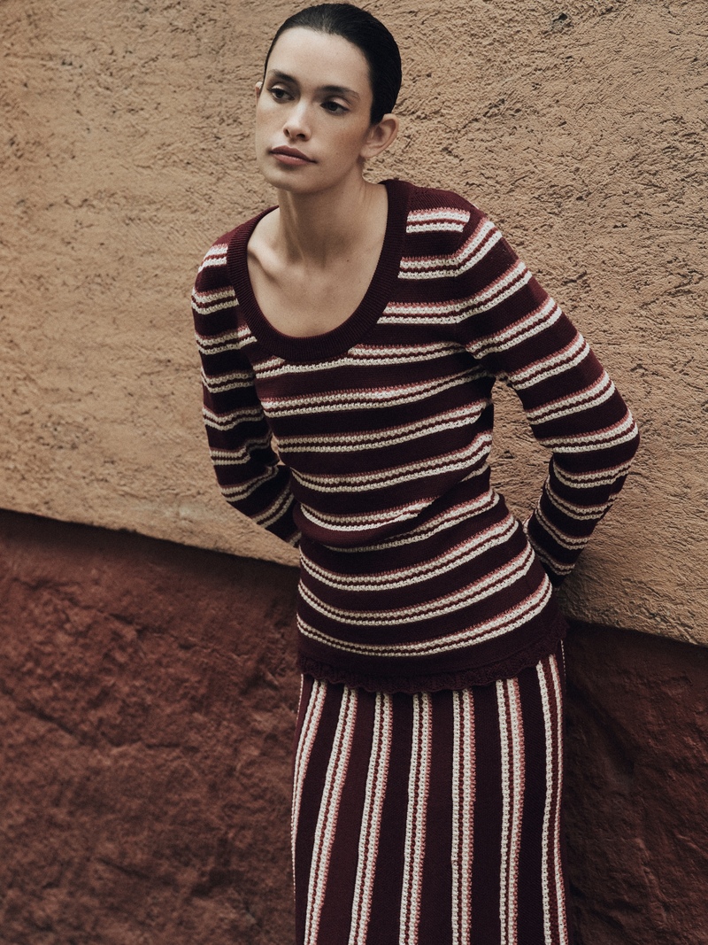 PRE FALL 2026 LOOKBOOK（IZEL KNIT、NAHUA KNIT SKIRT）