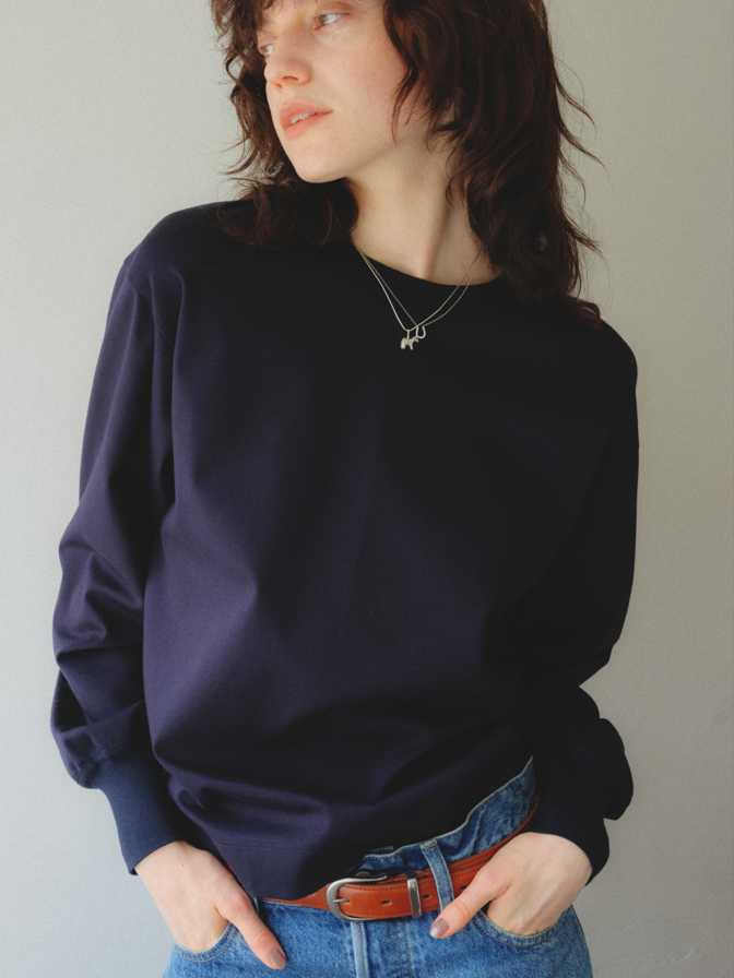ロングスリーブT navy
