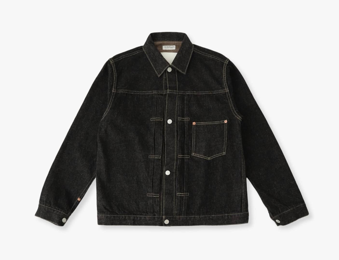 Classic Raw Black Denim Jacket