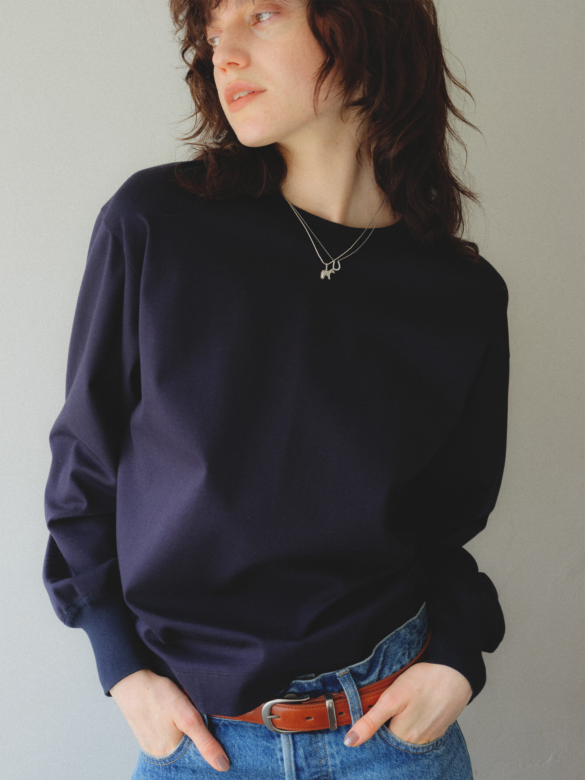 Long Sleeve Tee Navy