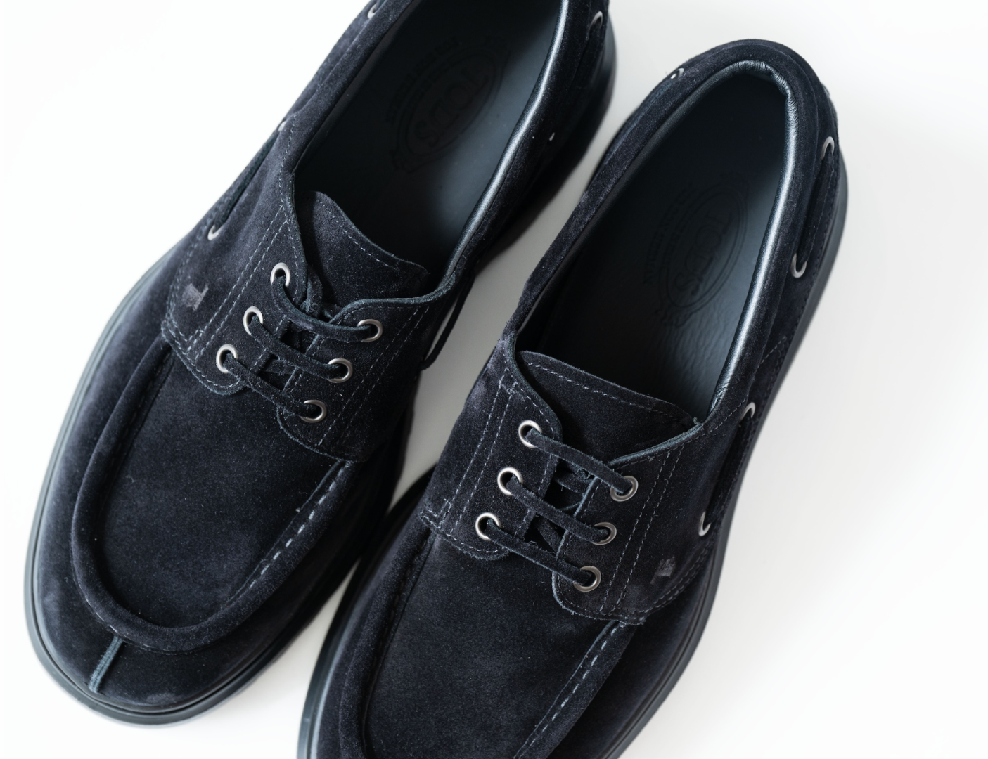 TOD'S for Ron Herman LEATHER BOAT MOCCASIN