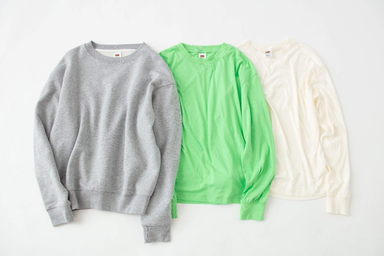 Fruit of the Loom for Ron Herman 3Perfect Crewneck GRAY
