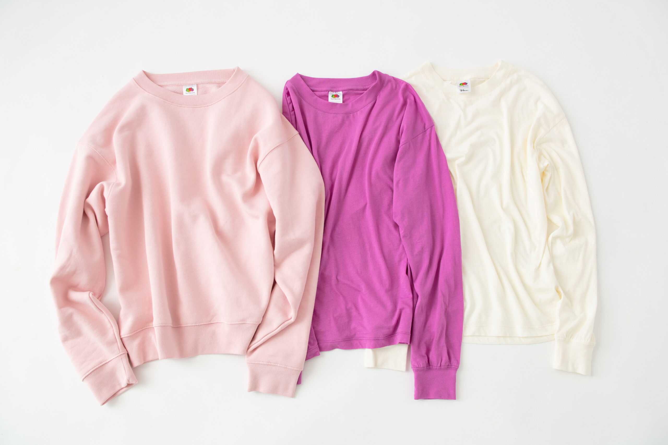 Fruit of the Loom for Ron Herman 3Perfect Crewneck PINK
