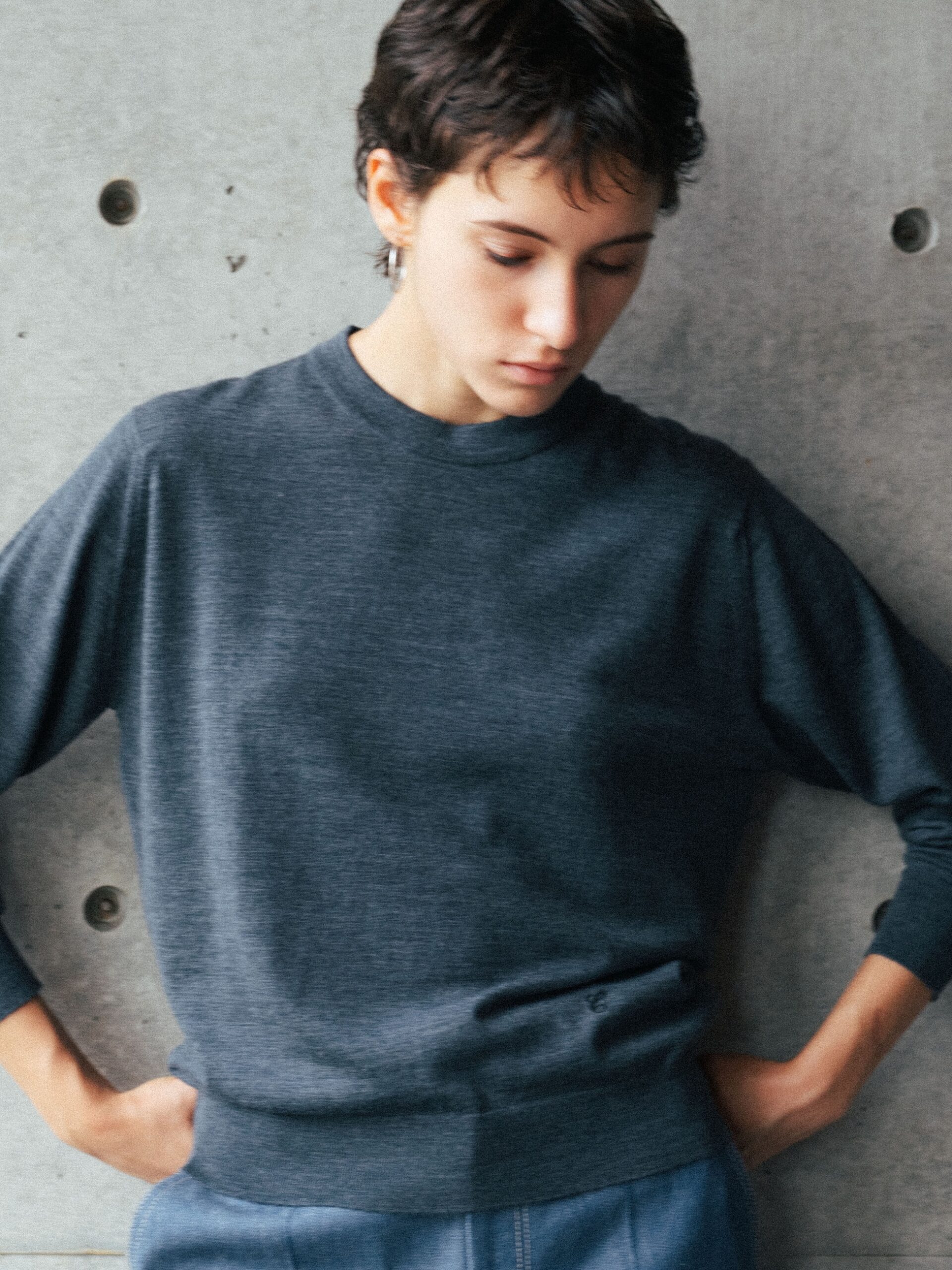 JOHN SMEDLEY for ebure Crew Neck Knit
