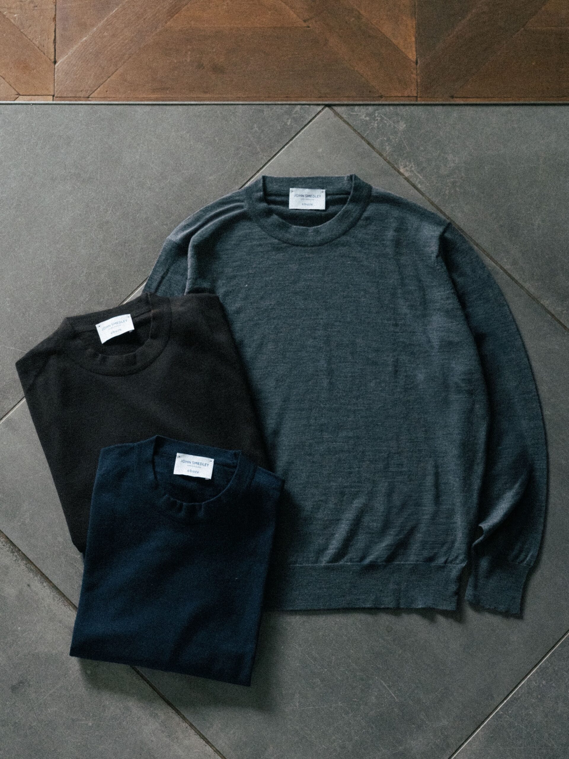 JOHN SMEDLEY for ebure Crew Neck Knit